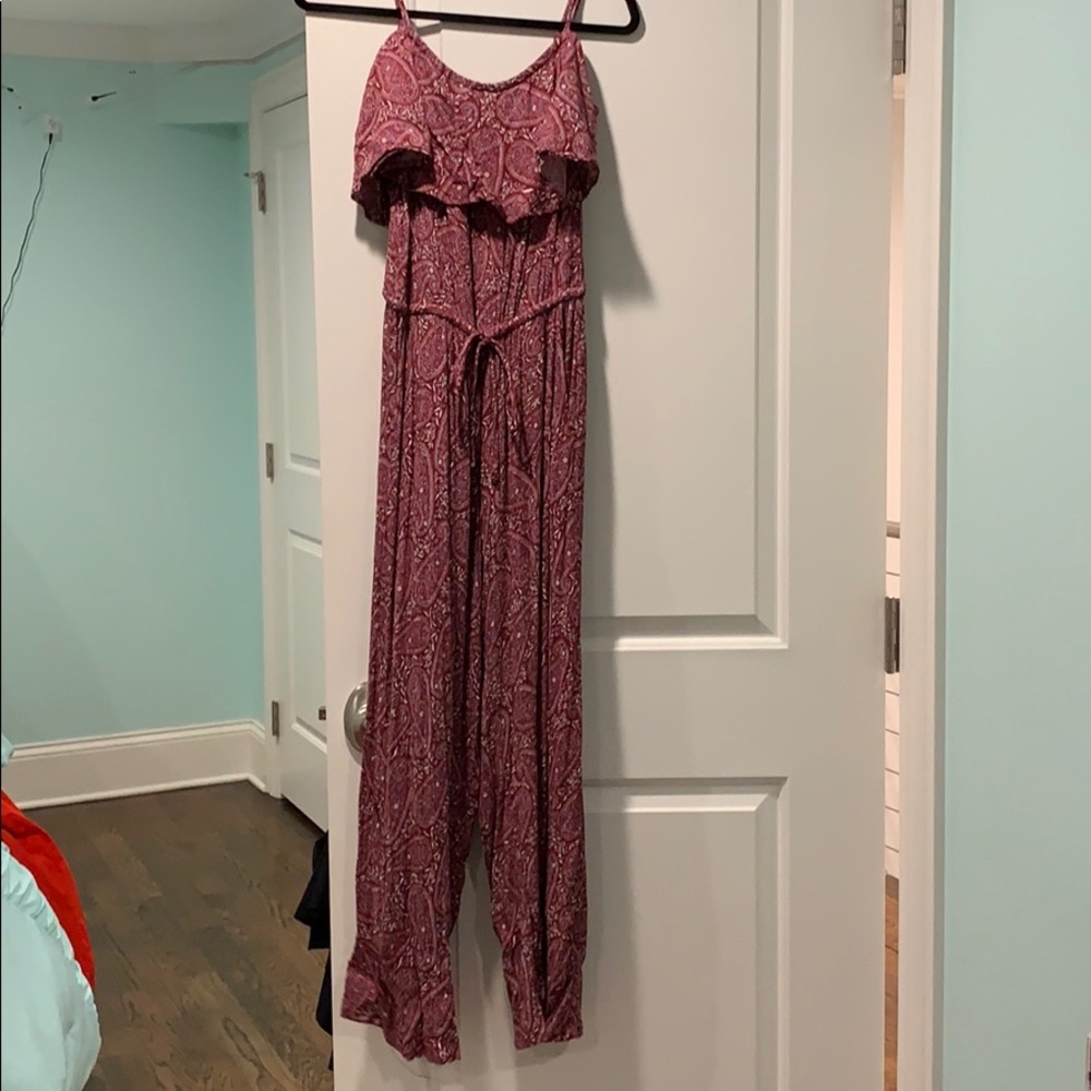 Old Navy floral jumpsuit